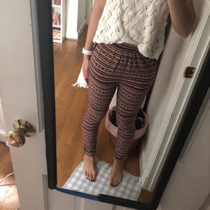 Aztec Print Skinny Fit Pants